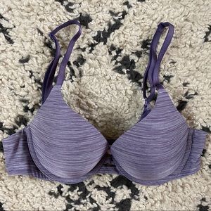 Victoria’s Secret Purple T-Shirt Perfect Shape Bra